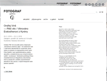 Tablet Screenshot of fotografgallery.cz